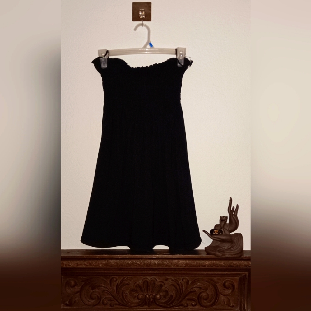 Bandeau style baby doll dress